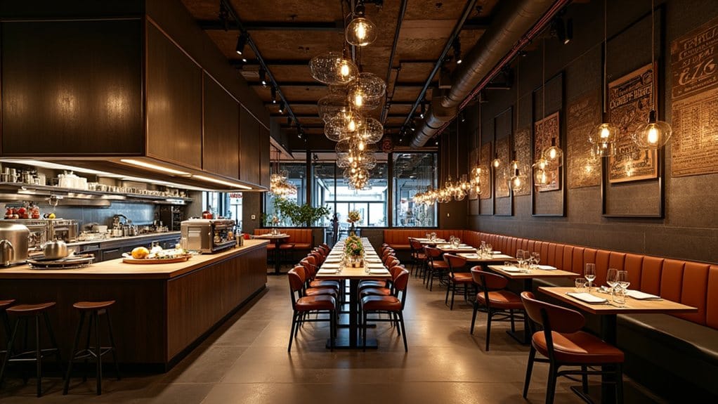 Personal de restaurante por tamaño
