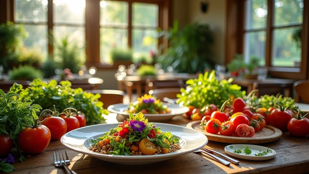 Comida sostenible, de la granja a la mesa