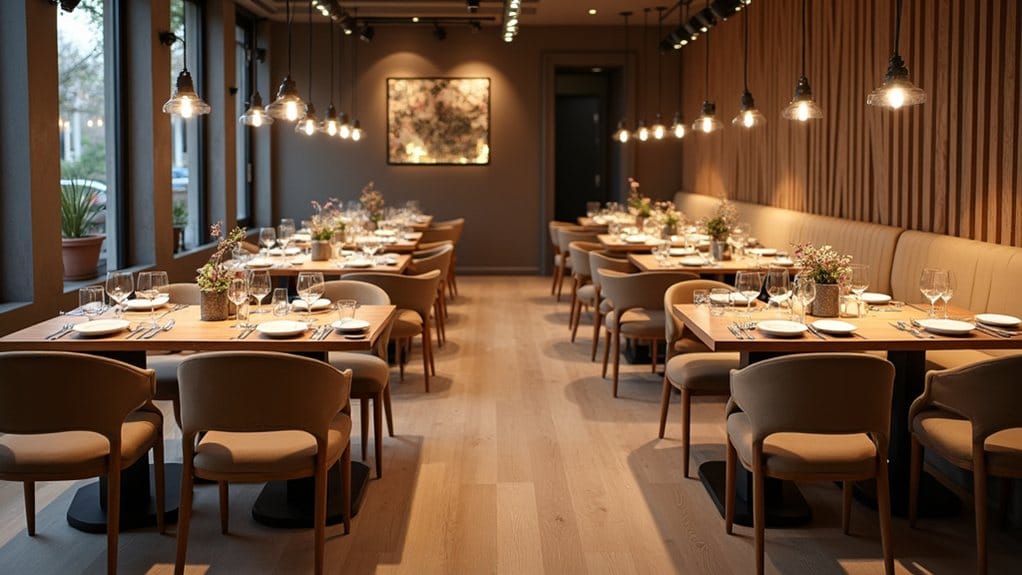 Inversión en el comedor del restaurante